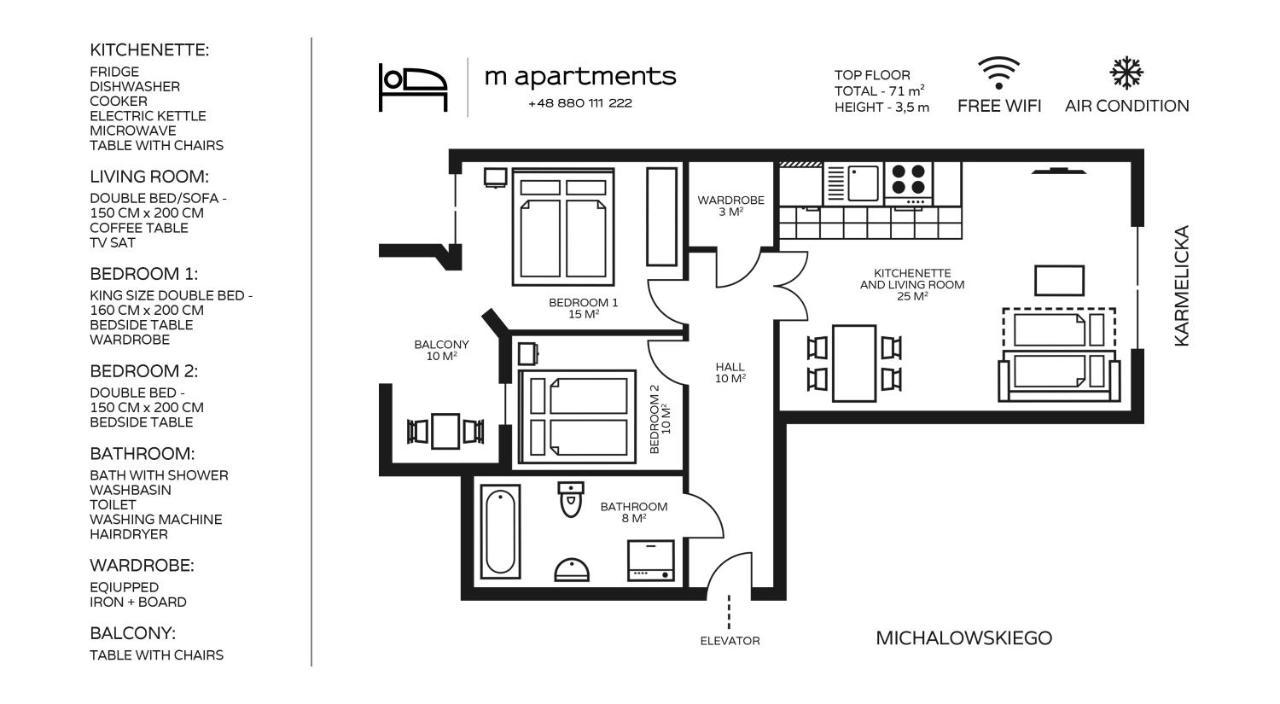 M Apartments Krasków Dış mekan fotoğraf