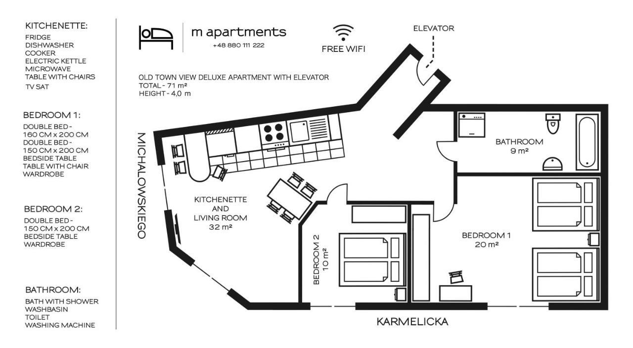 M Apartments Krasków Dış mekan fotoğraf
